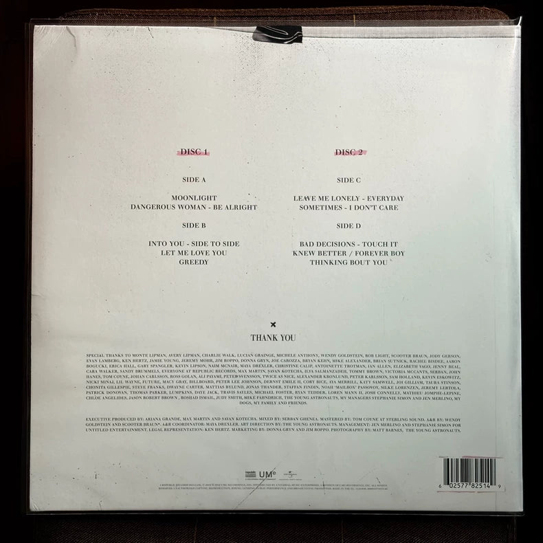 Ariana Grande – Dangerous Woman – European Purple & Black Vinyl – Repaired Sleeve