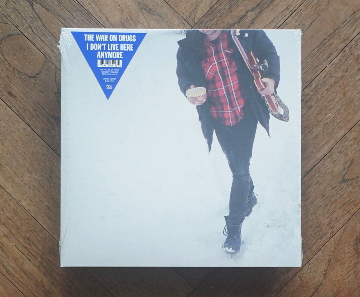 The War on Drugs – I Don’t Live Here Anymore – Blue Vinyl 2LP — front view