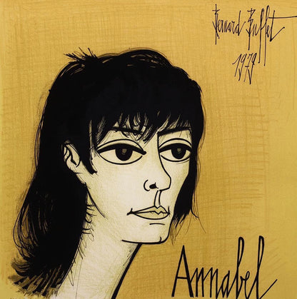 Bernard Buffet – Annabel 1979 Signed EA Lithograph