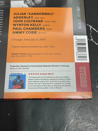 Cannonball Adderley & John Coltrane – In Chicago, Blue Vinyl (LP) – photo 4