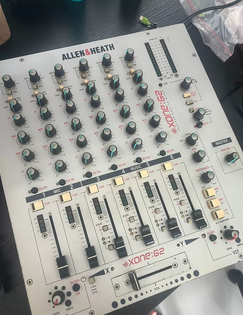 Allen & Heath Xone:62 DJ Mixer – source photograph 3