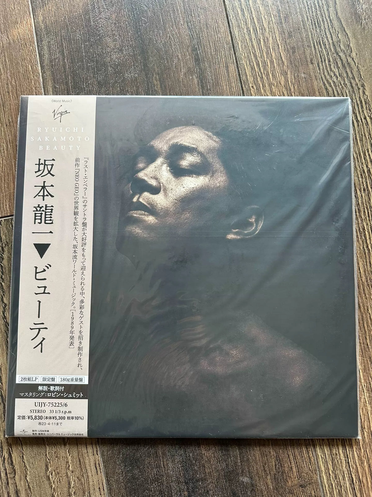 Ryuichi Sakamoto – Beauty – Japanese 2LP with OBI – actual item photograph 1
