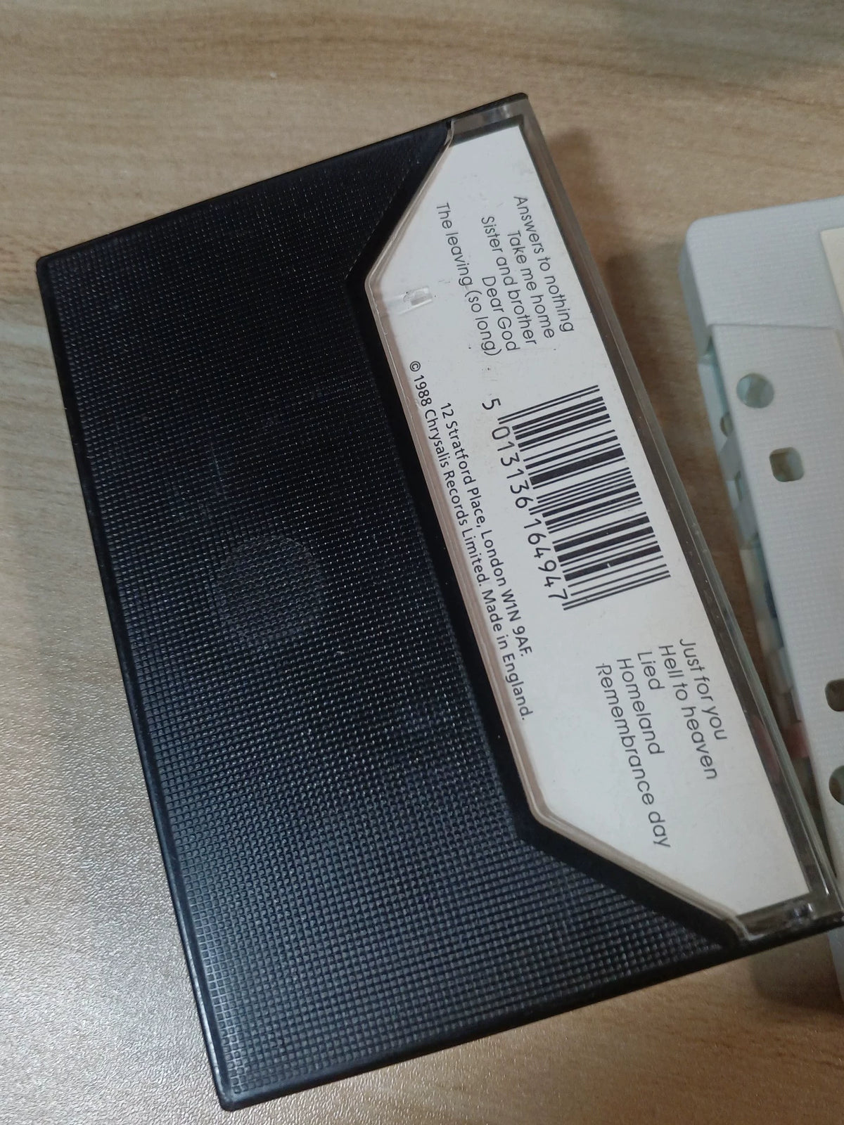 Midge Ure – Answers to Nothing, UK Edition (Cassette) – source photo 2