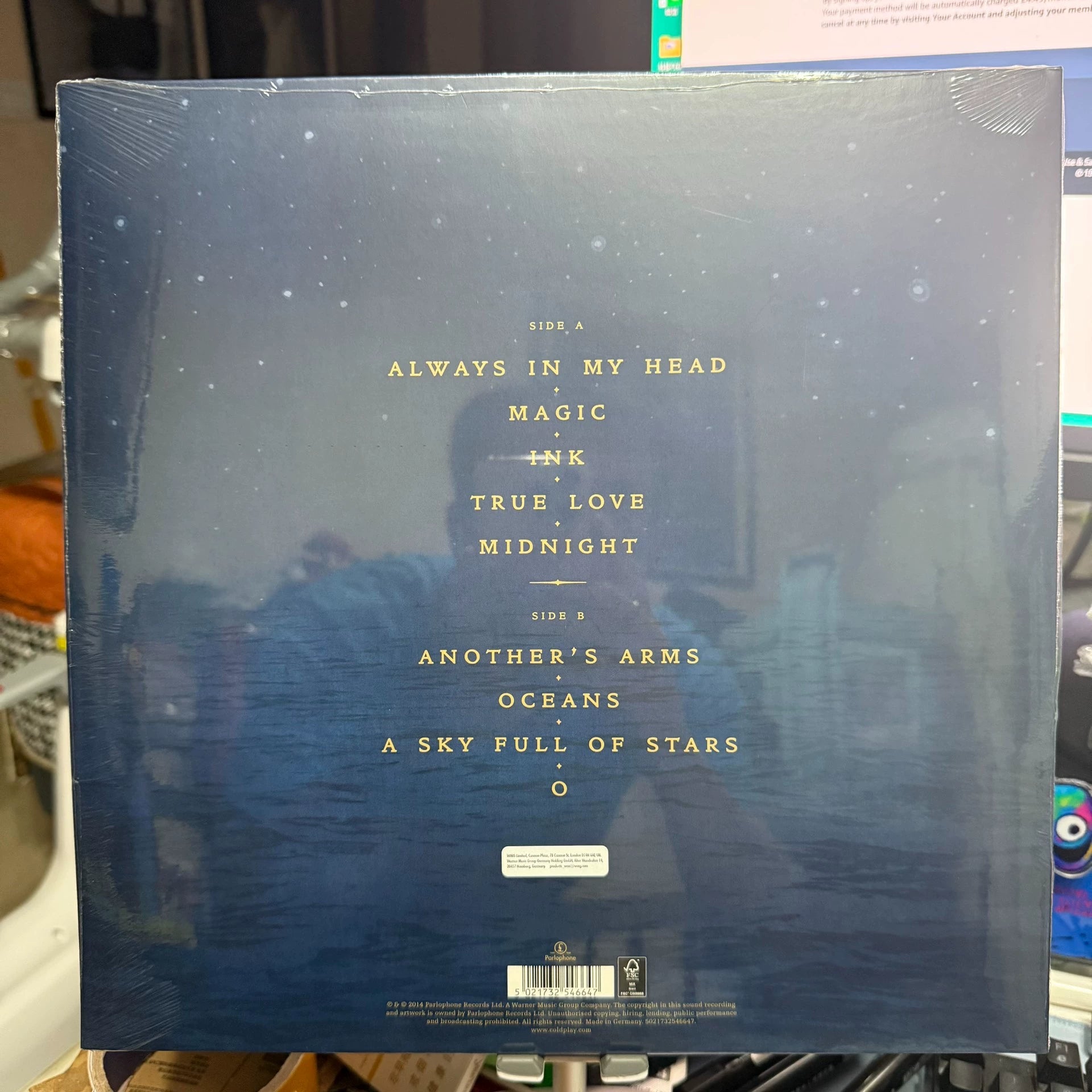 Coldplay – Ghost Stories – 2025 Eco Clear Vinyl (LP) — photo 2