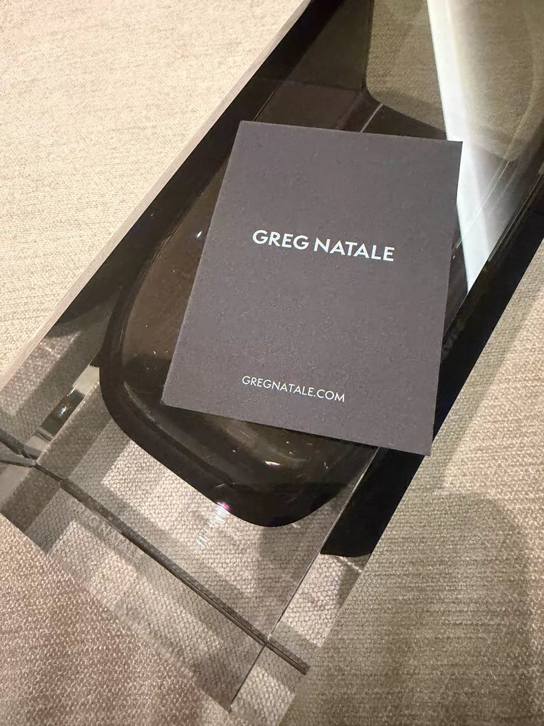 Greg Natale 1977 Smoked Crystal Vase — detail 5