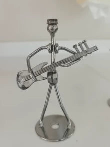 Metal Musician Figurines — Set of 6