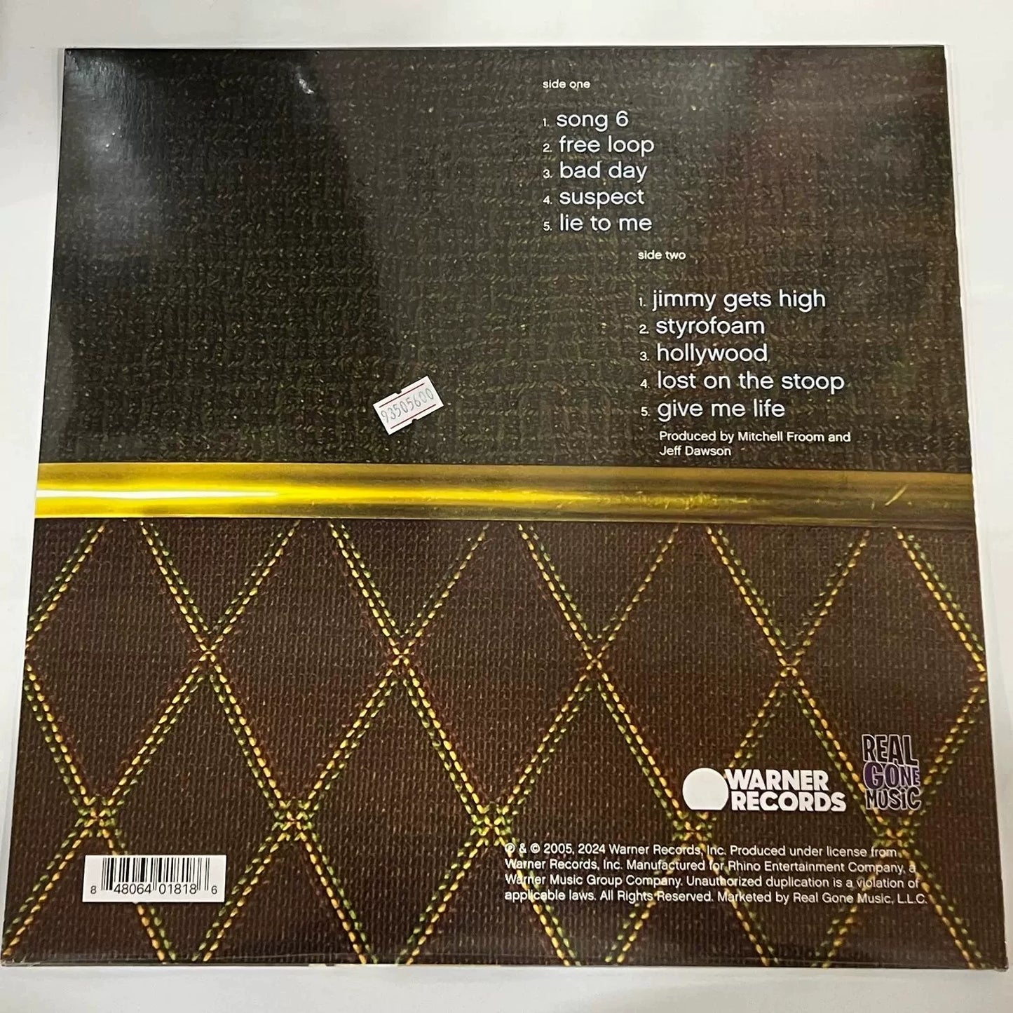 Daniel Powter – Daniel Powter – RSD Yellow Vinyl (LP)