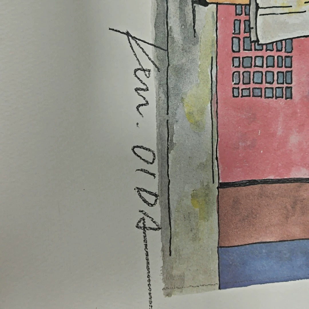 Kenichi Oida – Showwindow and Madam – Framed Print