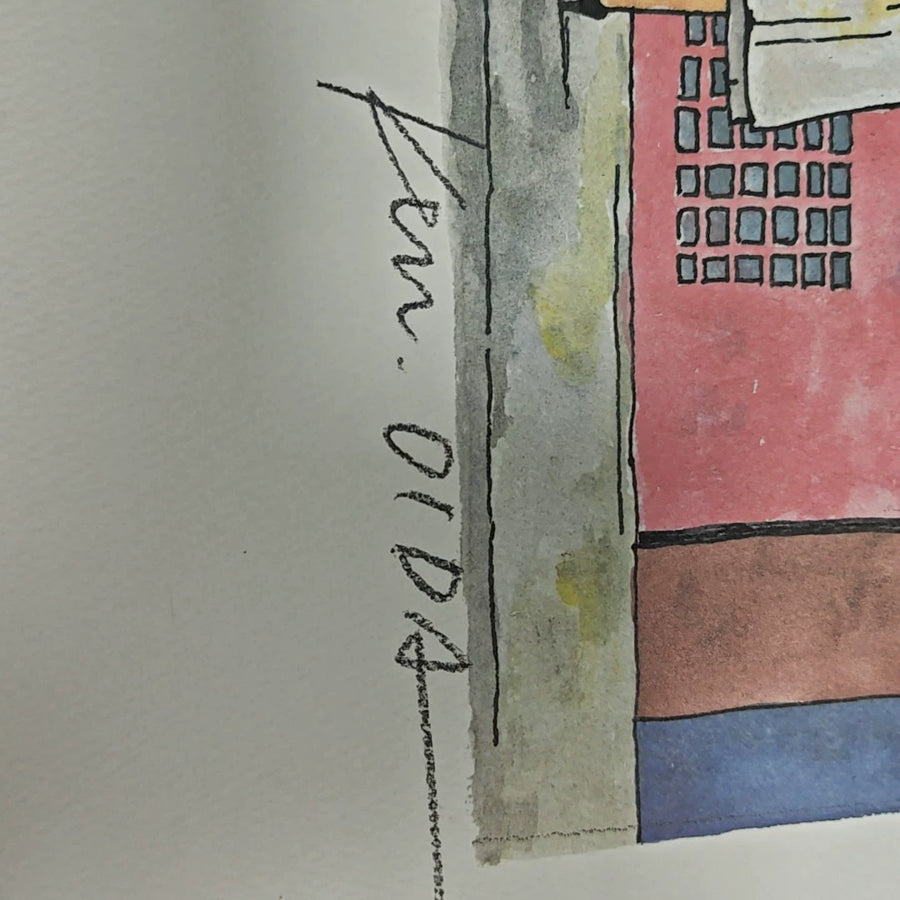 Kenichi Oida – Showwindow and Madam – Framed Print