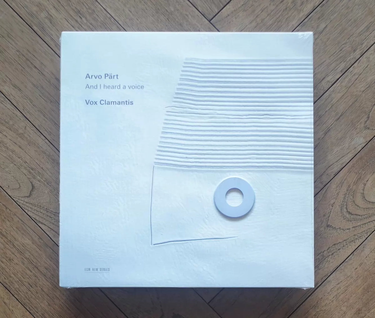 Arvo Pärt – And I Heard a Voice – ECM Vinyl LP — front view