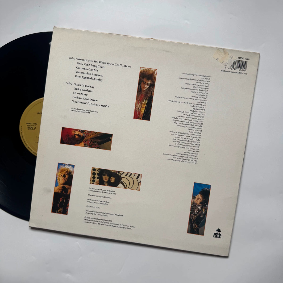 Doctor And The Medics – Laughing At The Pieces; actual item detail