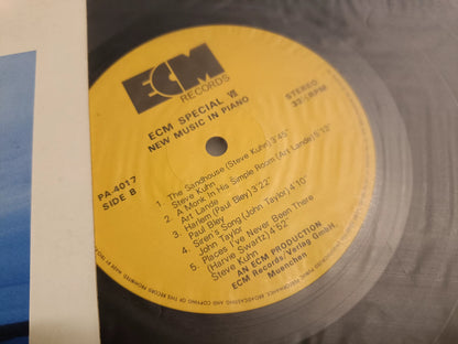 Various – ECM Special VII: New Music in Piano – Japanese LP – actual item photograph 2