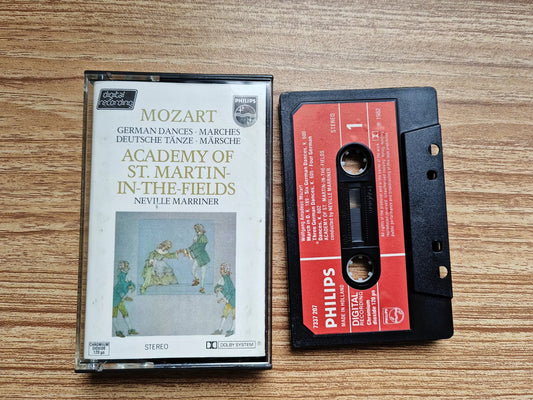 Mozart – German Dances and Marches, Neville Marriner (Cassette) – photo 1