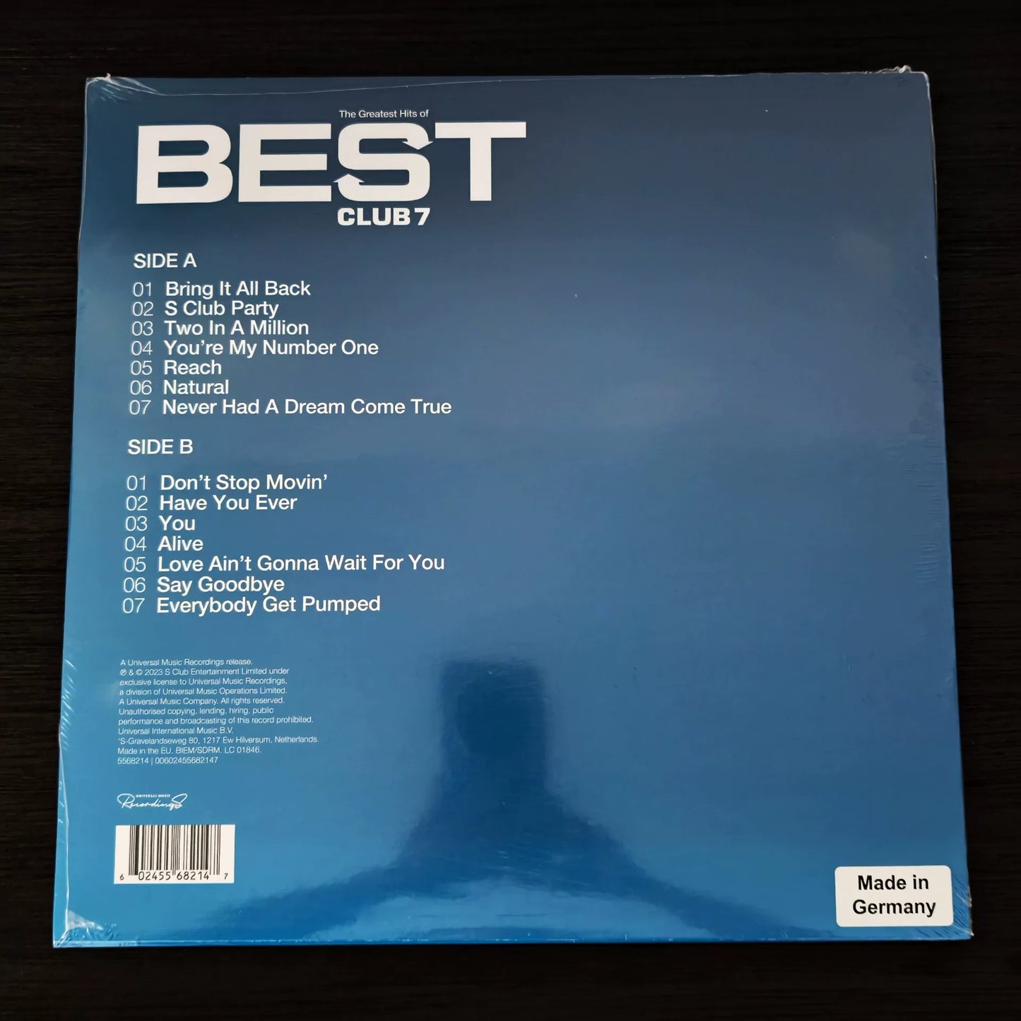 S Club 7 – Best: The Greatest Hits of S Club 7 Picture Disc Vinyl LP