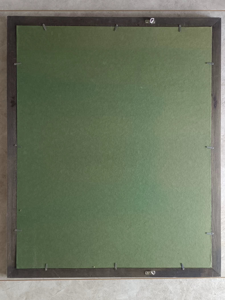 織田義郎 – Signed Framed Landscape Etching