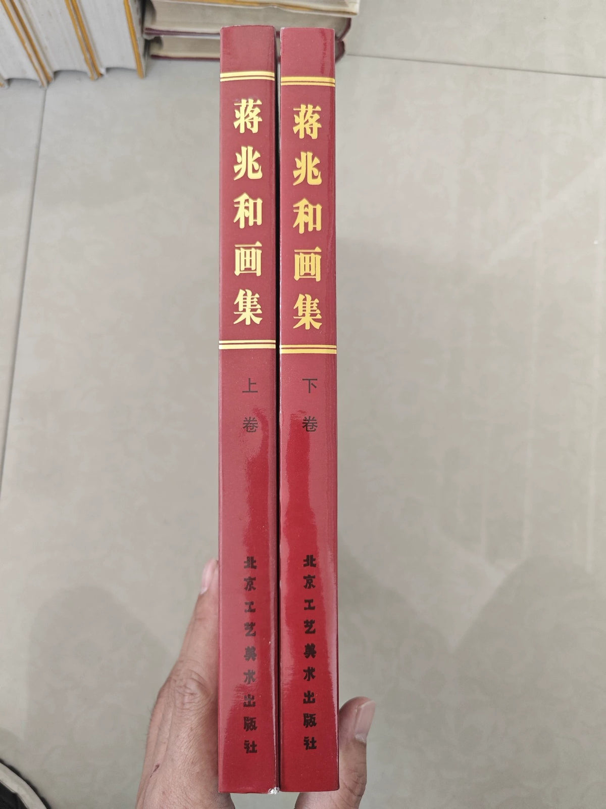 Jiang Zhaohe – Collected Paintings – Two-Volume Art Book Set – actual item photograph 3