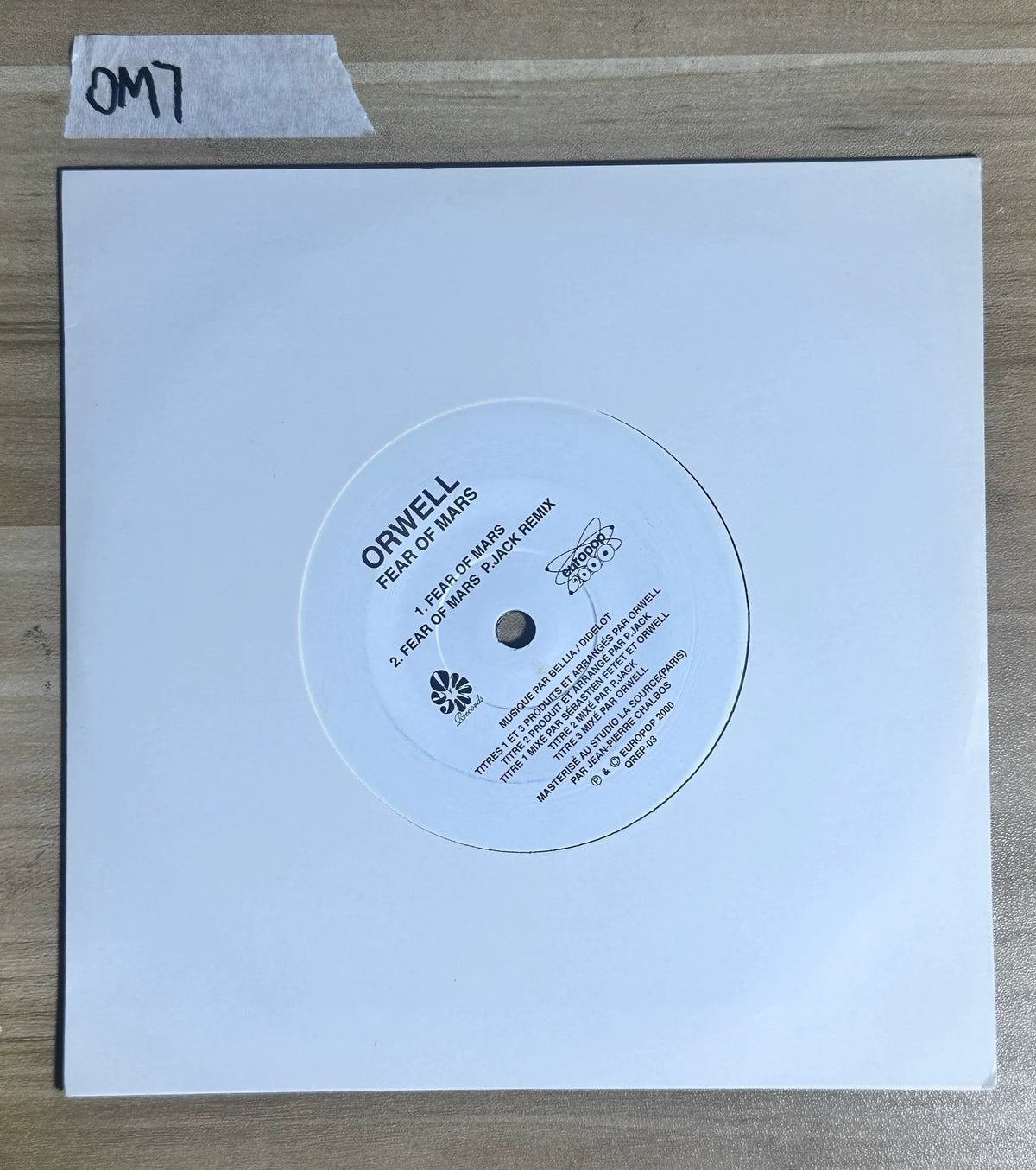 Orwell – Fear of Mars, Remix EP (Vinyl) – photo 2