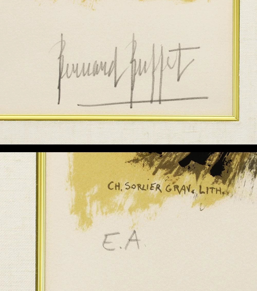 Bernard Buffet – Annabel 1979 Signed EA Lithograph