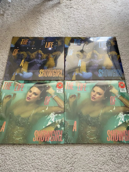 Taylor Swift – The Life of a Showgirl Color Vinyl 4LP Bundle