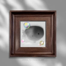 LINLI 梦幻泡影 / Fleeting Dream — Framed Goldfish Giclée