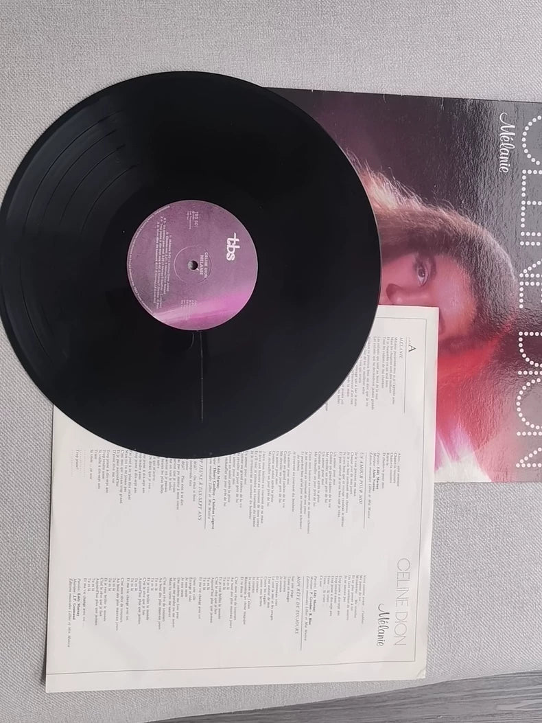 Celine Dion – Mélanie – Canadian First Pressing Vinyl LP (1984) – actual product photo 3
