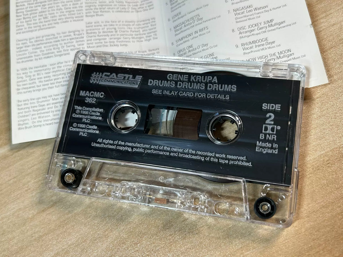 Gene Krupa – Drums Drums Drums (Cassette) – source photo 6
