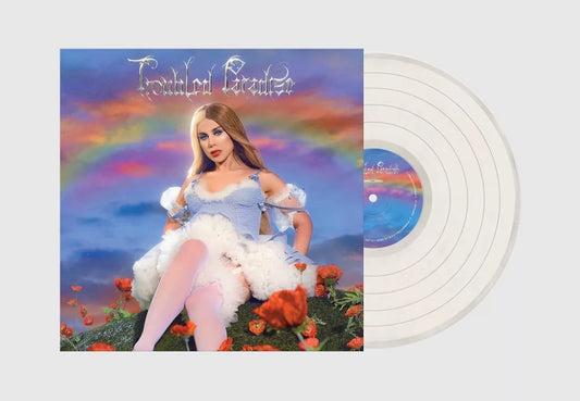 Slayyyter Troubled Paradise clear vinyl – promotional illustration