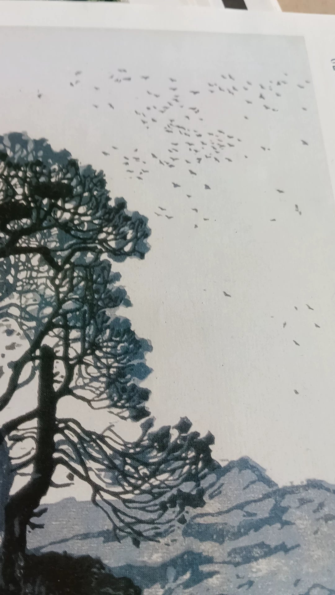 Wu Huan – Hunt – Color Woodcut — product detail 3