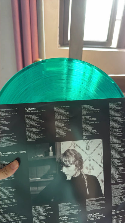 Taylor Swift – evermore Translucent Green Vinyl 2LP