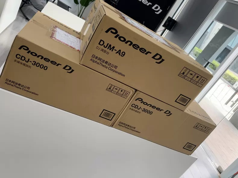 Pioneer DJ Two CDJ-3000 Players and DJM-A9 Mixer – DJ System – source photograph 4