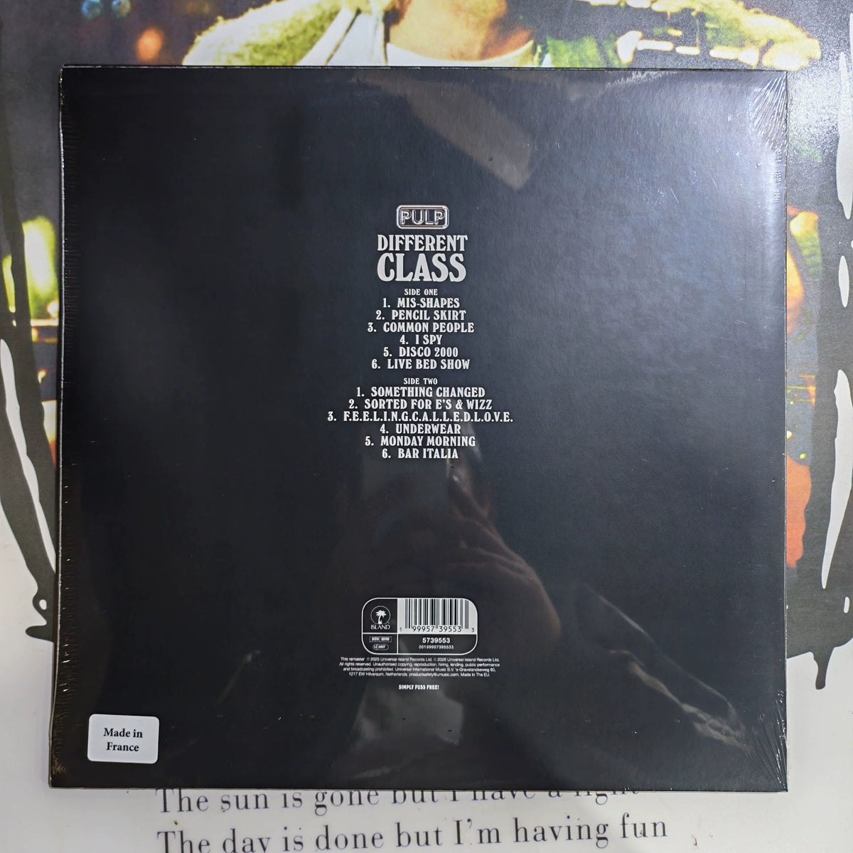 Pulp – Different Class – Vinyl LP – detail 2