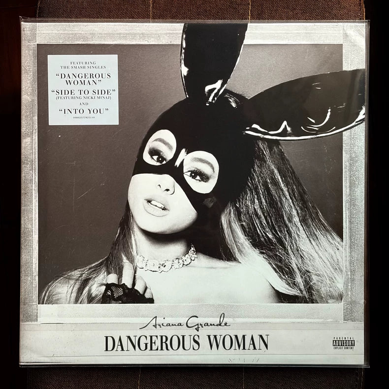 Ariana Grande – Dangerous Woman – European Purple & Black Vinyl – Repaired Sleeve