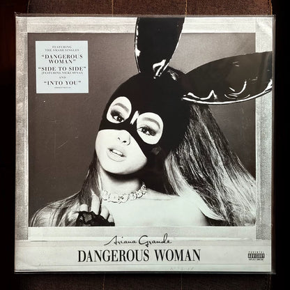 Ariana Grande – Dangerous Woman – European Purple & Black Vinyl – Repaired Sleeve