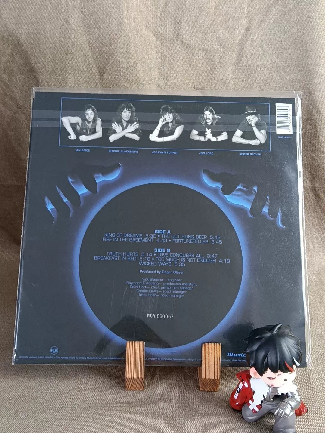 Deep Purple – Slaves and Masters Numbered Blue Purple Vinyl LP