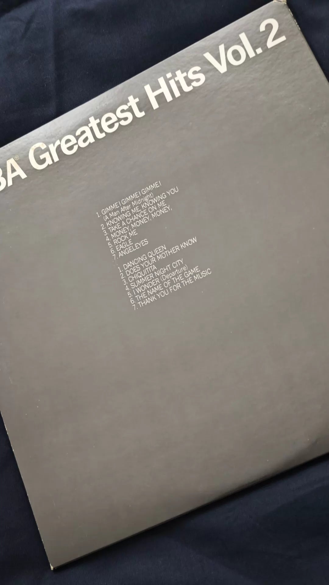 ABBA – Greatest Hits Vol. 2 – Japanese Vinyl LP – actual copy