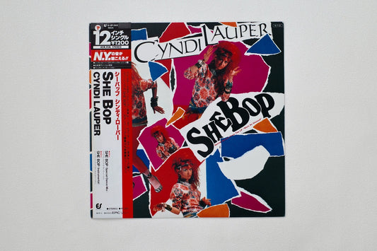 Cyndi Lauper – She Bop – Japanese 12-Inch Single – actual copy