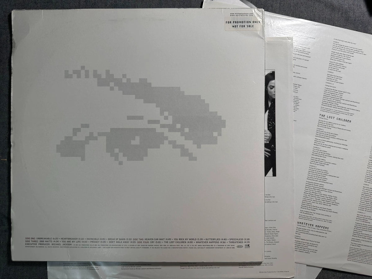 Michael Jackson – Invincible US White-Label Promo Vinyl 2LP — product detail 8