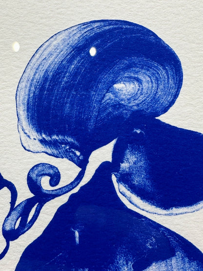 Blue Orchid – Numbered Framed Print 120/125 – actual item photograph 5