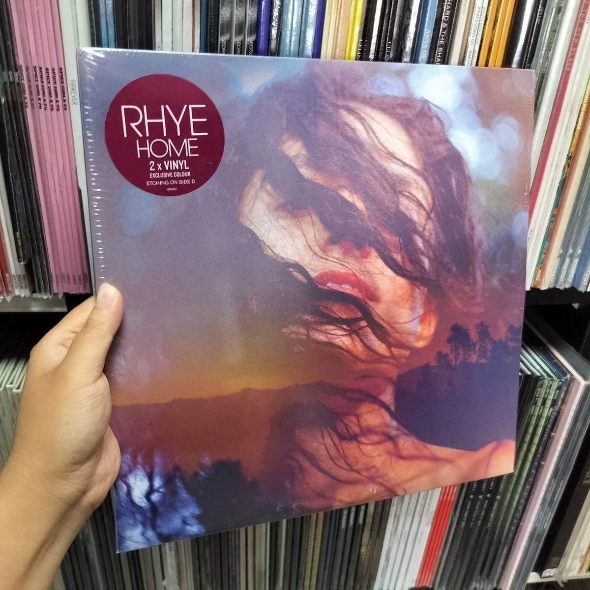 Rhye – Home Limited Purple Etched Vinyl 2LP — front view