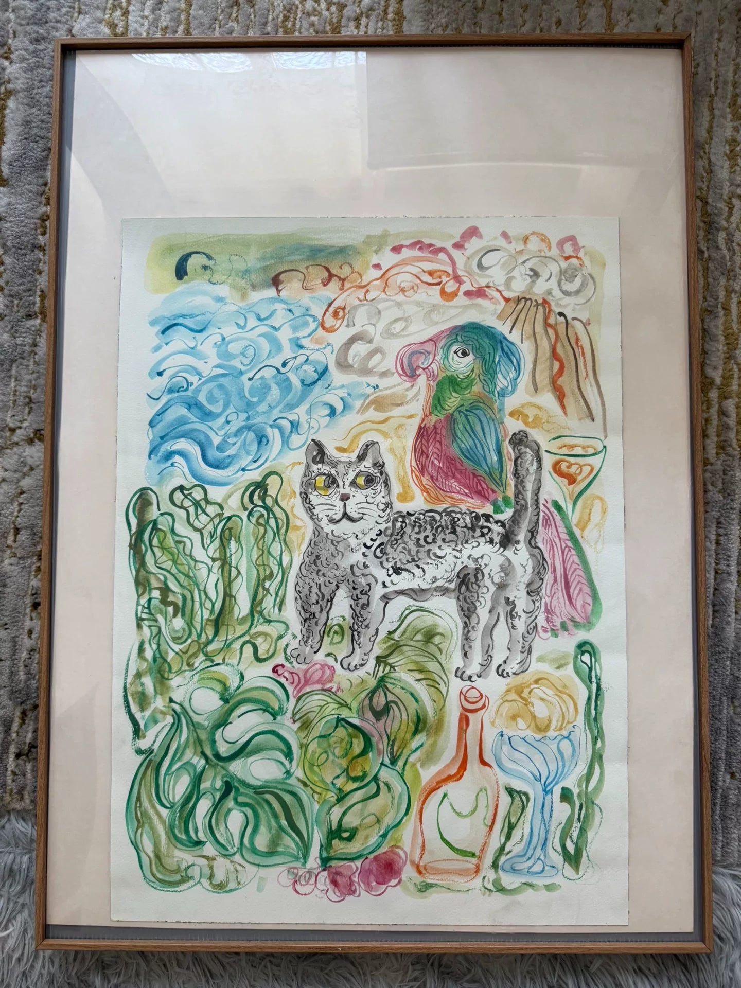 Long Di – Original Watercolor Painting, 2019