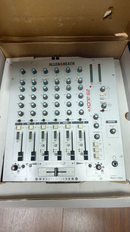 Allen & Heath Xone:62 DJ Mixer with Box – Used – actual item photograph 5
