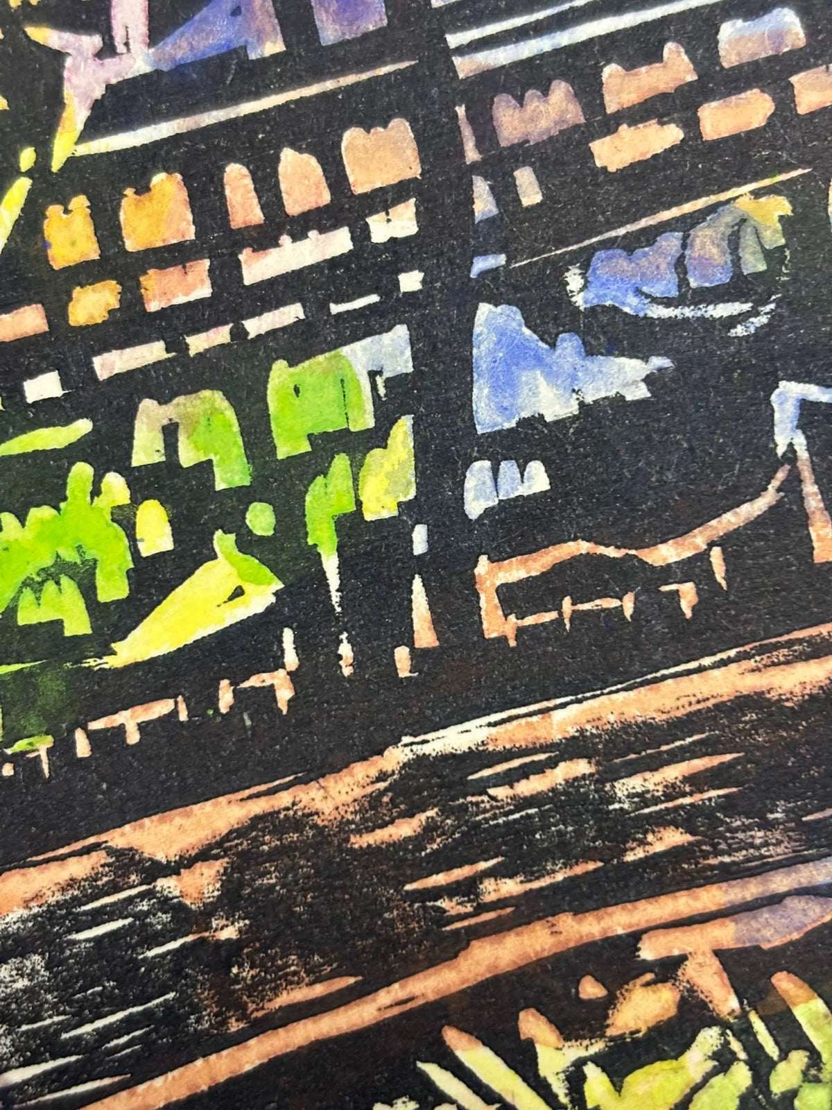Yoshio Morikawa – Kokoji Tea Garden – Framed Art Print – detail 4