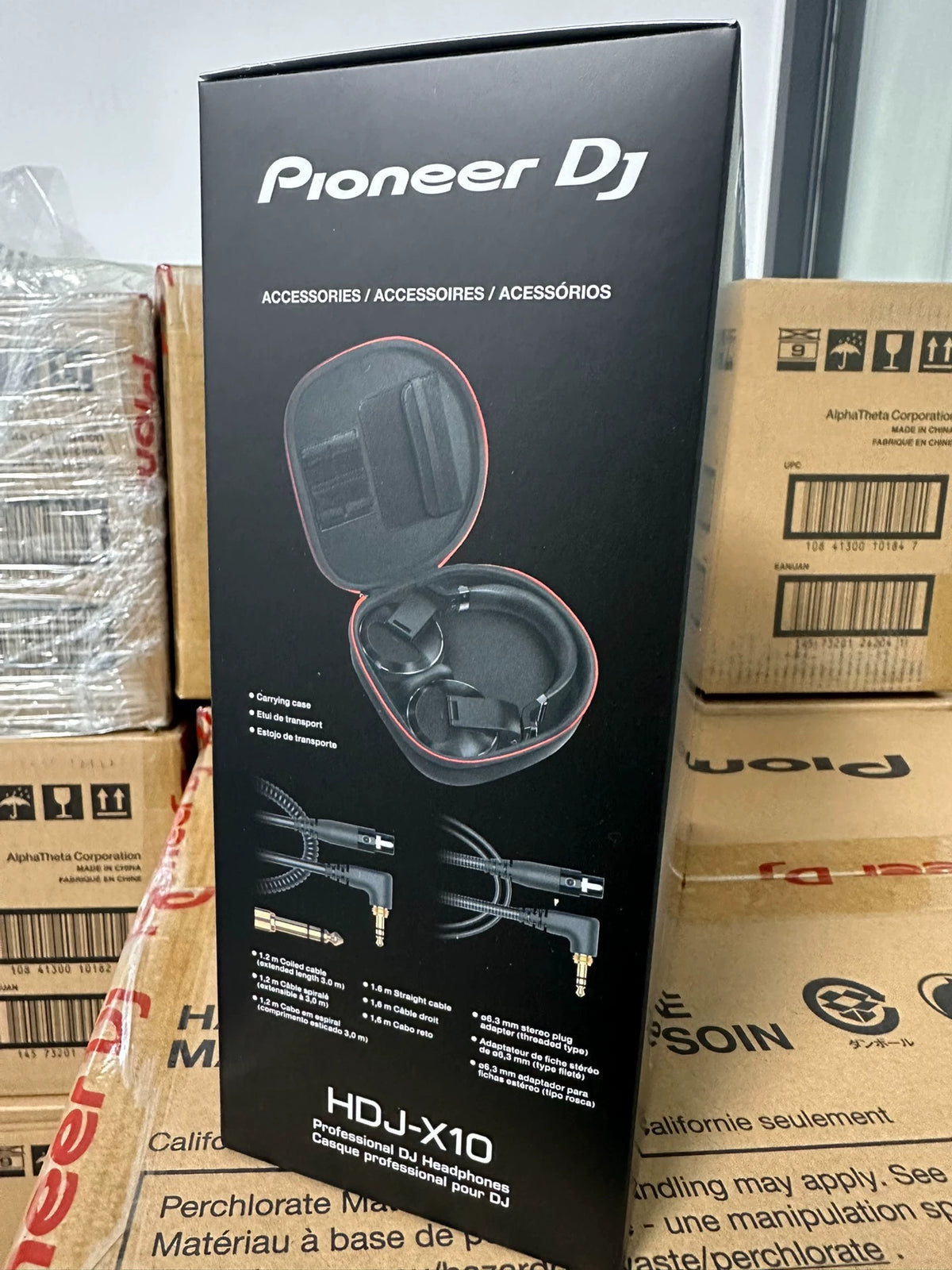 Pioneer DJ HDJ-X10-K – Black DJ Headphones, Sealed – detail 4