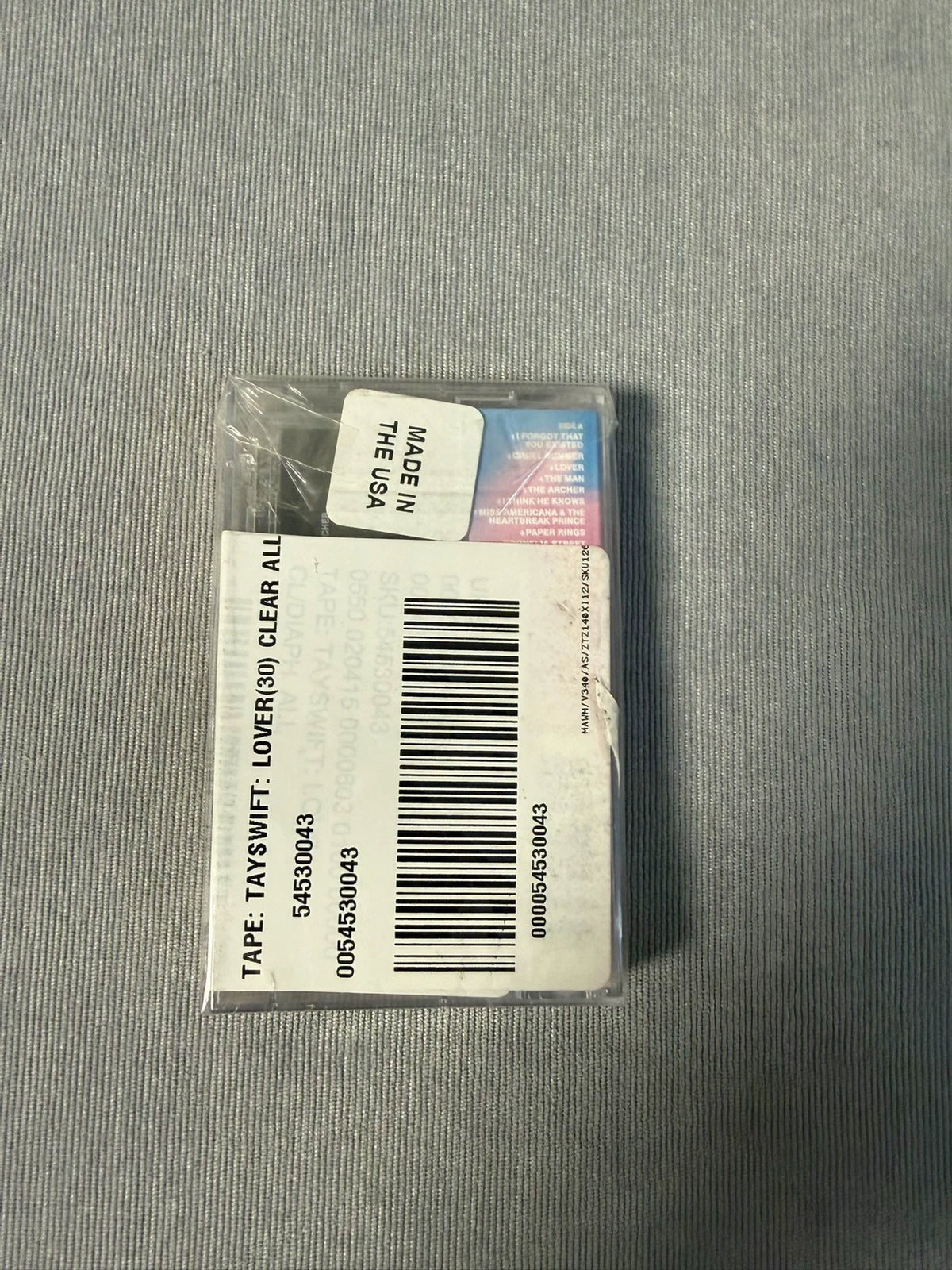 Taylor Swift – Lover – Sealed Cassette — detail 2