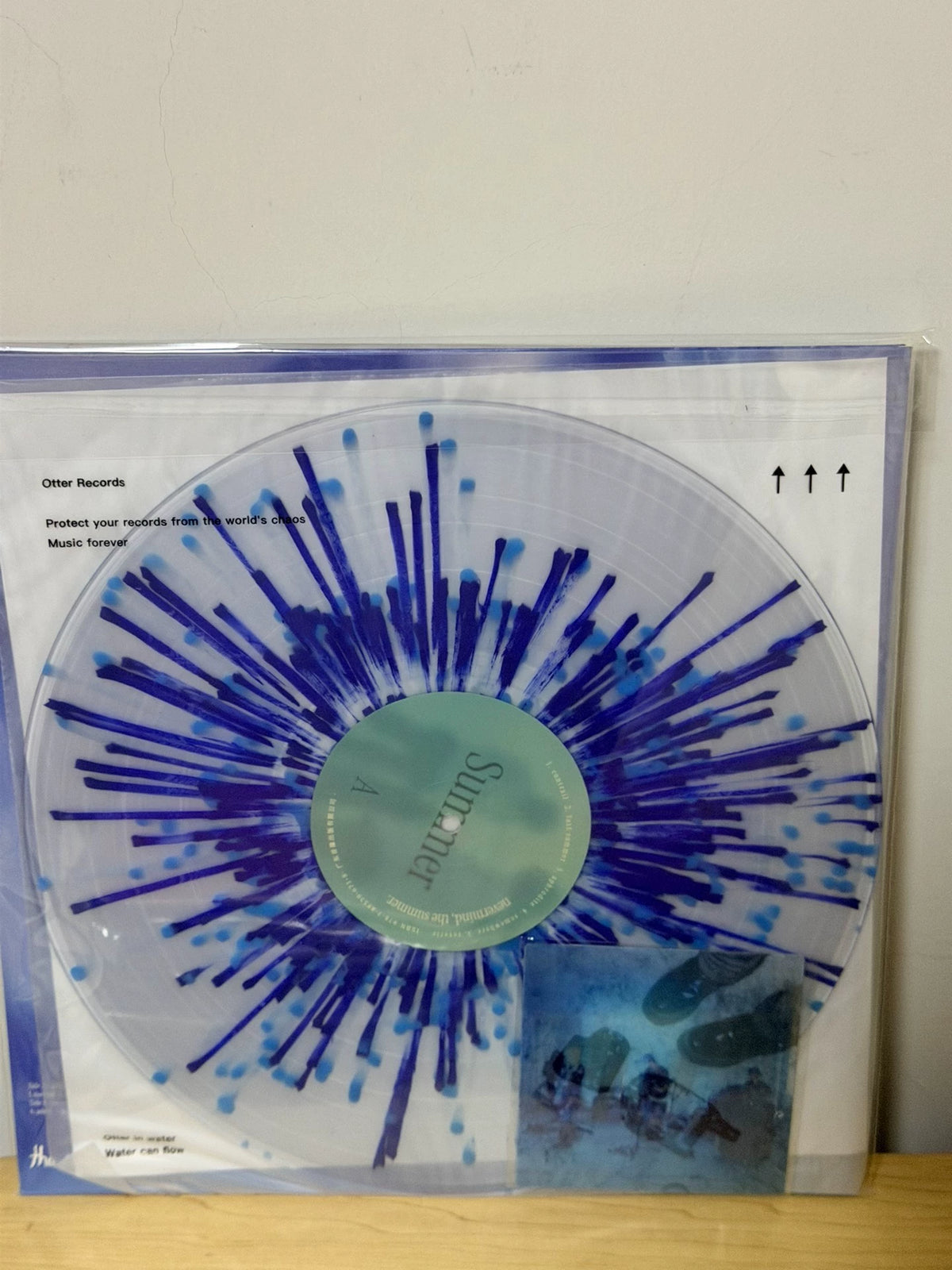 The Neverminds – Nevermind, the Summer. Nevermind, the Winter., Blue Splatter Vinyl (LP) – seller photograph 2