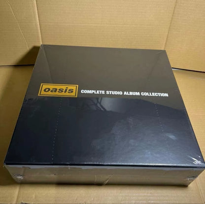 Oasis – Complete Studio Album Collection Amazon Exclusive Gold 14LP Box Set