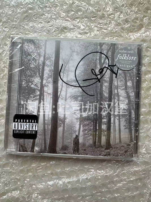 Taylor Swift - Folklore Signed CD with Heart