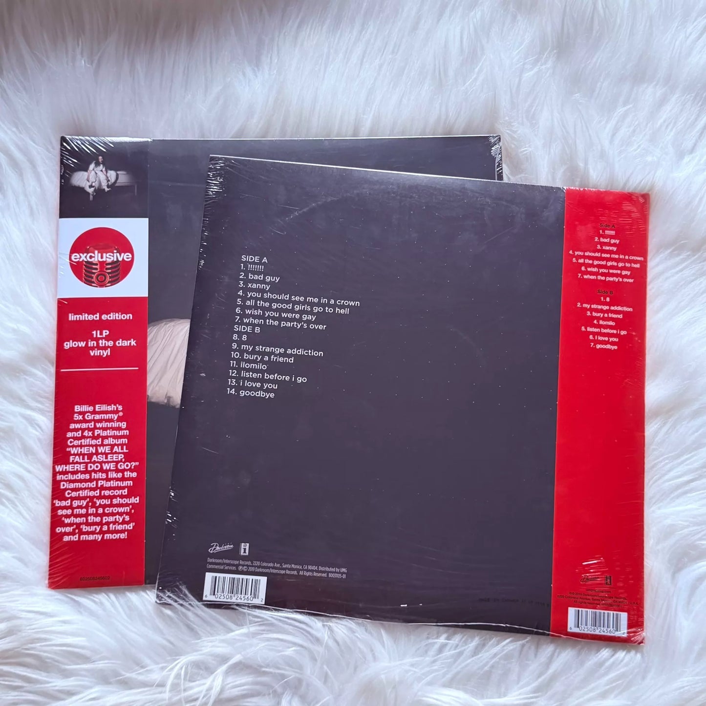 Billie Eilish – When We All Fall Asleep, Where Do We Go? – Glow Green Vinyl (LP) — photo 2