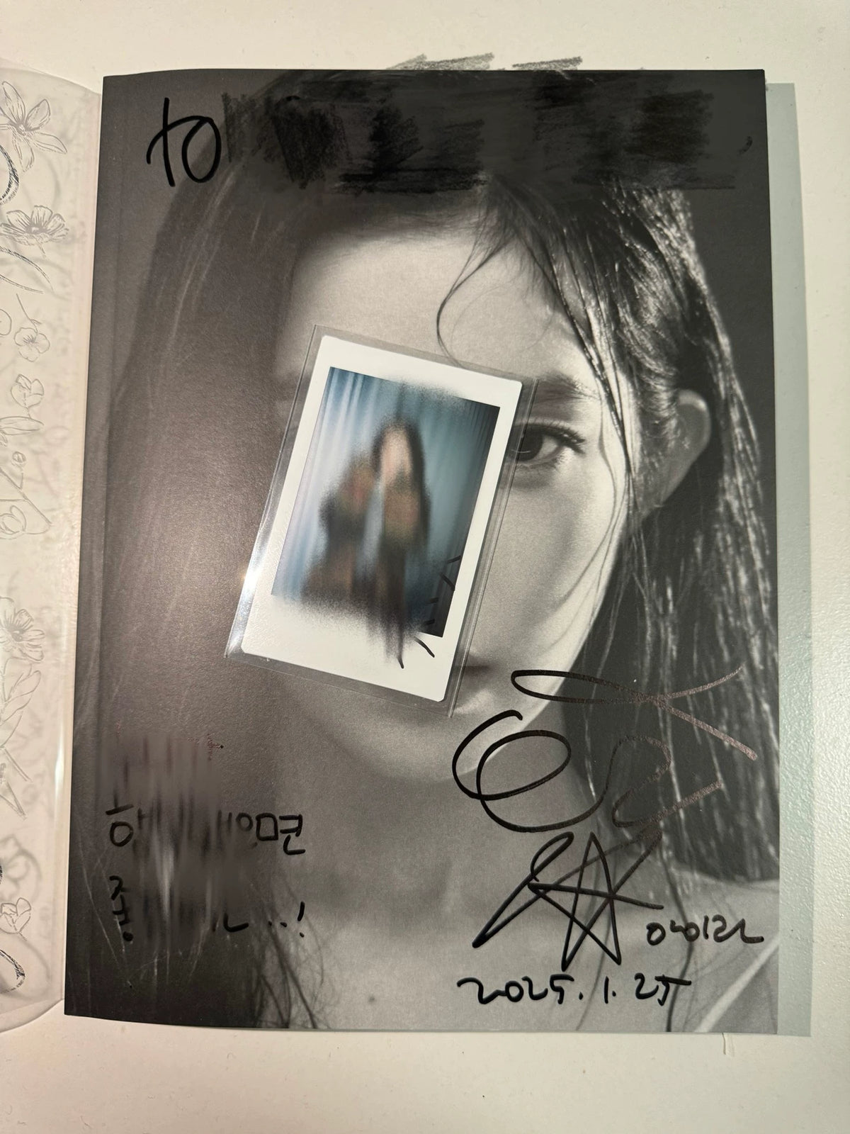 Red Velvet Irene – Solo1 SR 3.0 Unreleased Signed Polaroid — front view