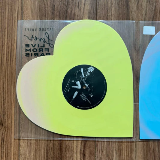 Taylor Swift – Lover Live from Paris Heart-Shaped Vinyl — front view